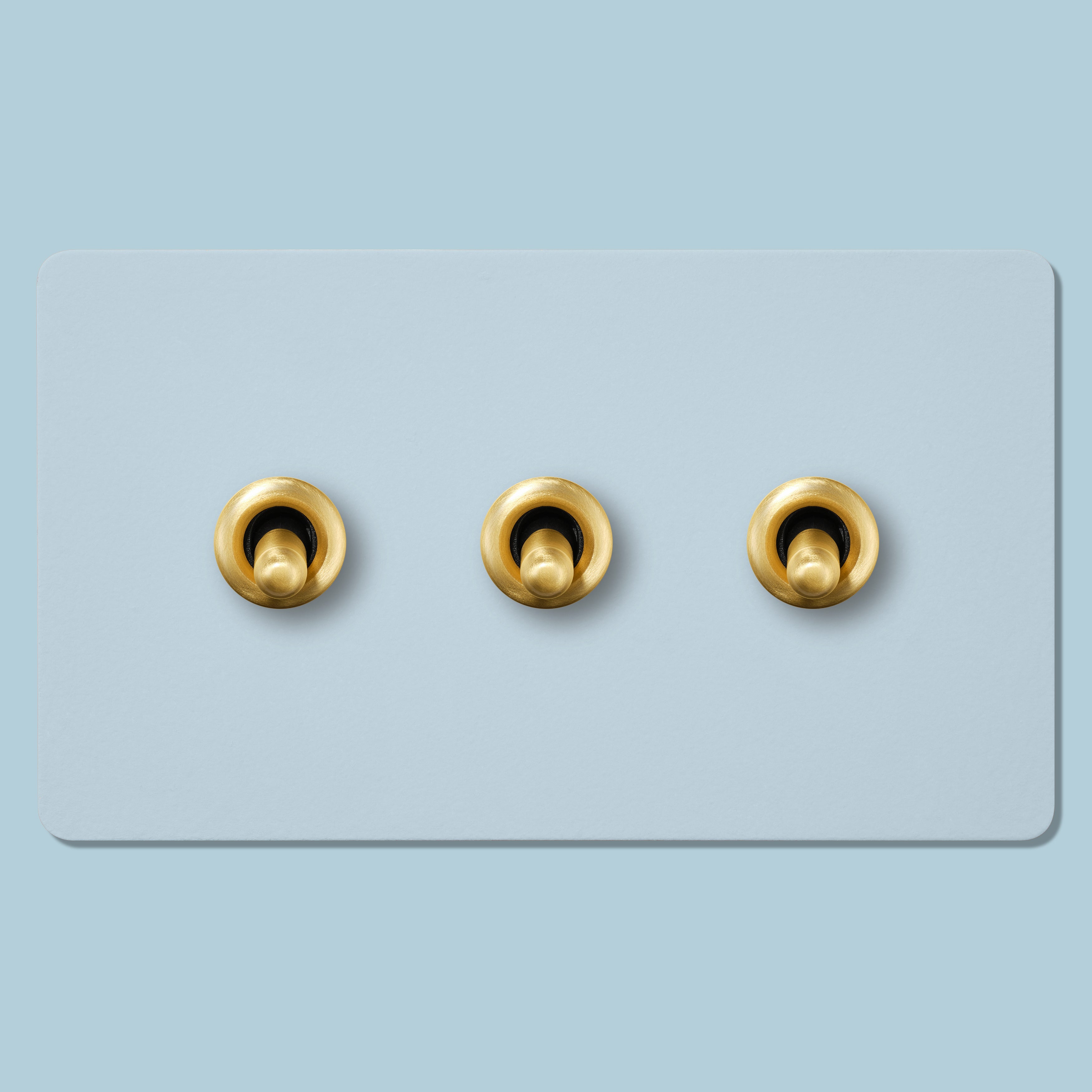 Plank Hardware Electric PALO 3G Paintable Toggle Switch - Brass