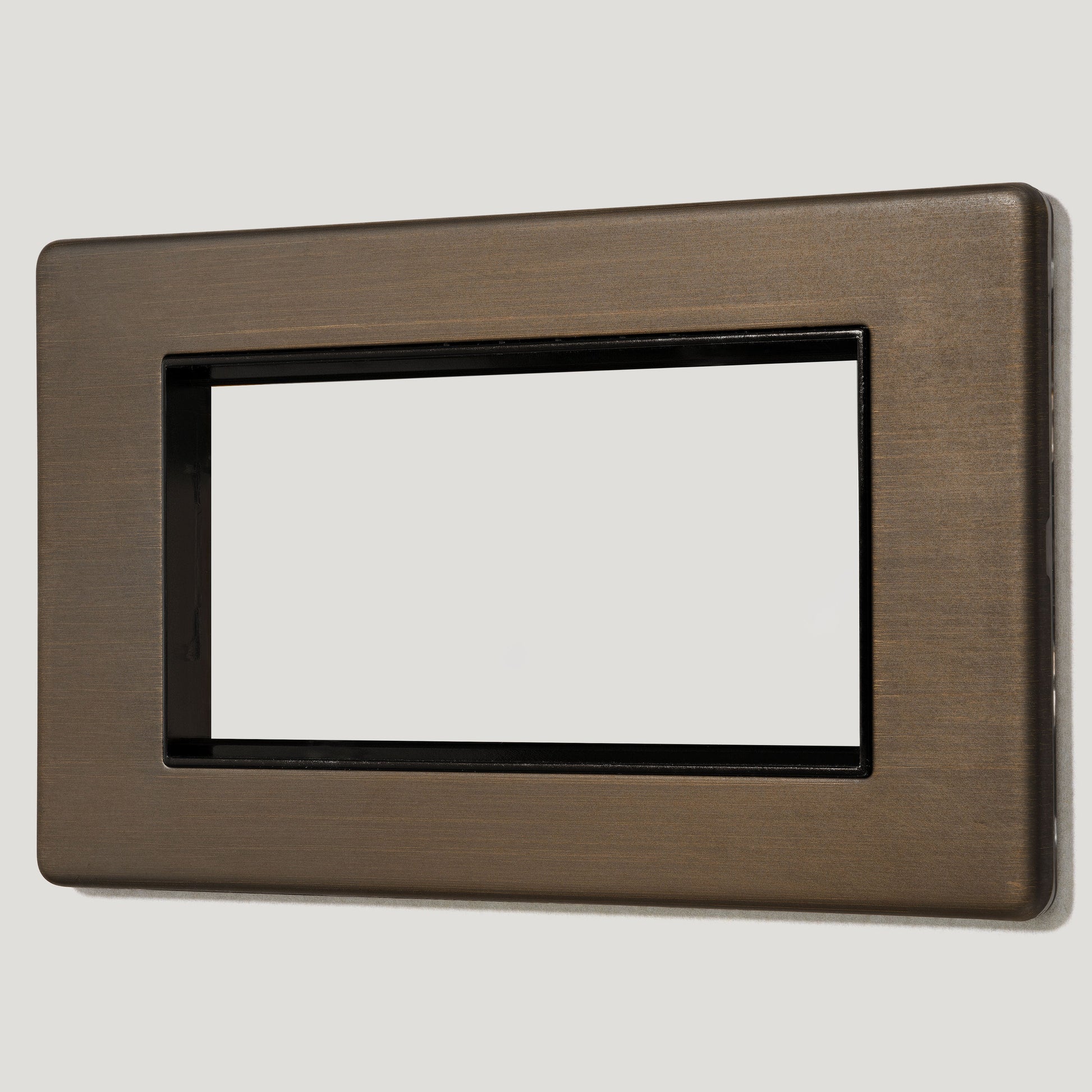 Plank Hardware Electric Shaver Socket - Antique Brass