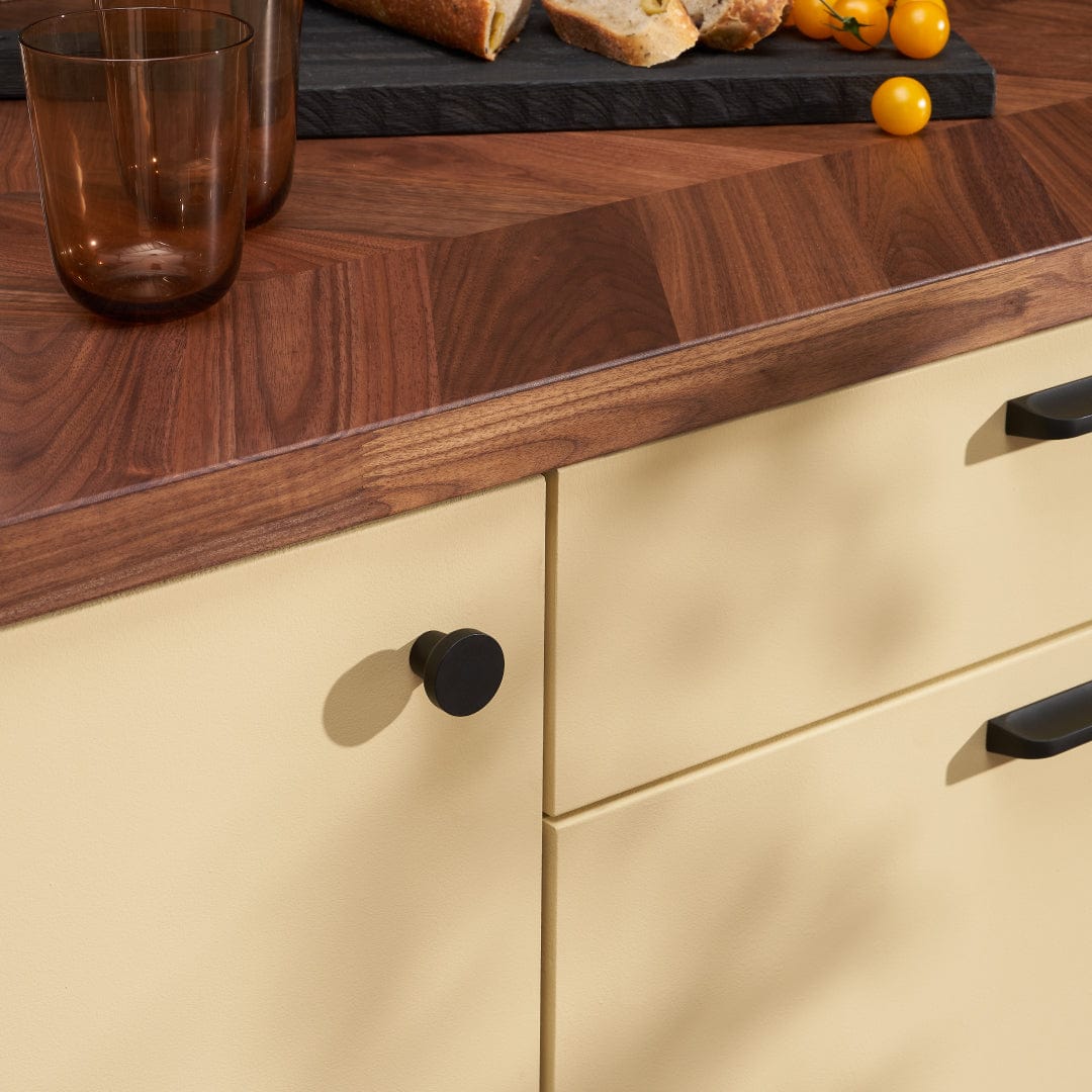 Plank Hardware Handles & Knobs BRUNO Industrial Knob - Black