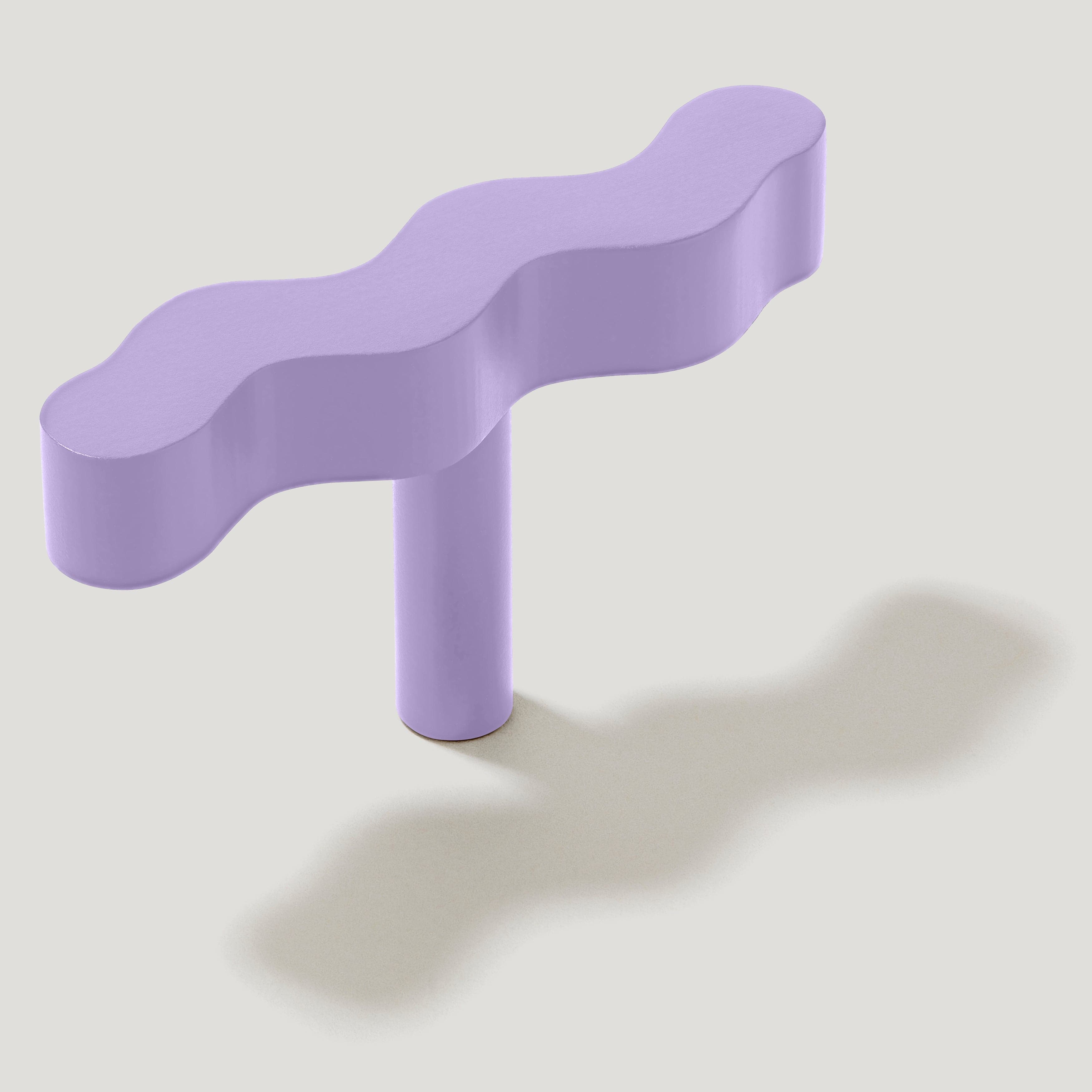 Plank Hardware Hidden SQUIGGLE Single T Bar - Purple