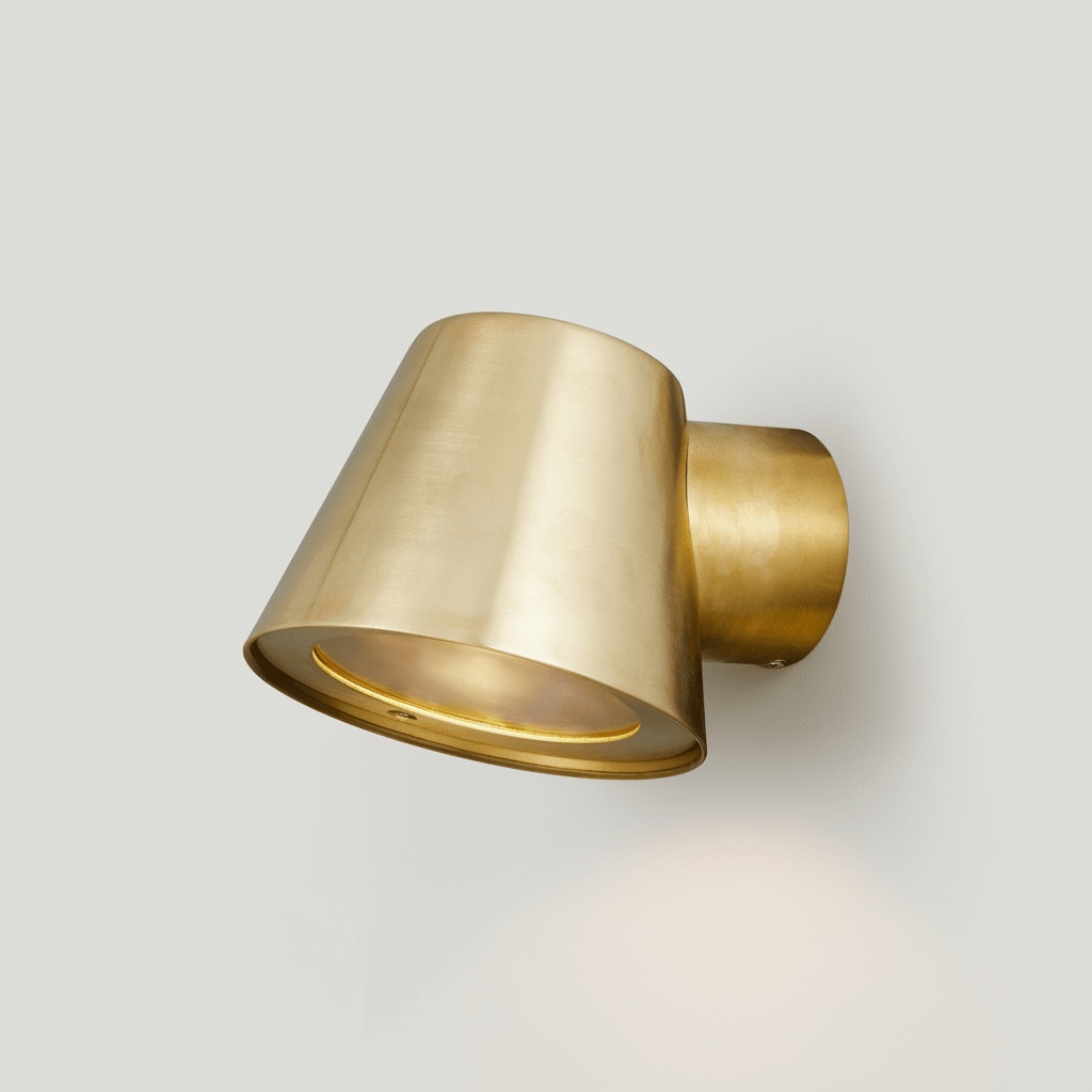 Plank Hardware Lighting ALERIA Wall Light - Rustic Brass