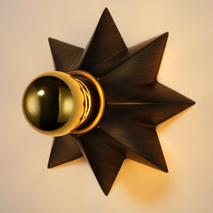 Plank Hardware Lighting ASTER Flush Mount Light - Antique Brass