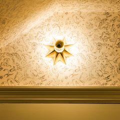 Plank Hardware Lighting ASTER Flush Mount Light - Antique Brass