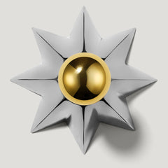 Plank Hardware Lighting ASTER Flush Mount Light - Polished Nickel