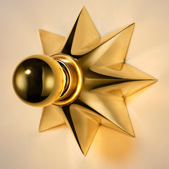 Plank Hardware Lighting ASTER Flush Mount Light - Unlacquered Brass