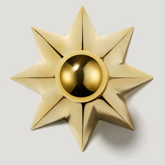 Plank Hardware Lighting ASTER Flush Mount Light - Unlacquered Brass