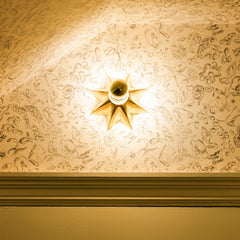 Plank Hardware Lighting ASTER Flush Mount Light - Unlacquered Brass