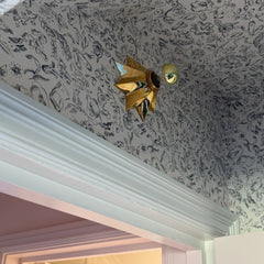 Plank Hardware Lighting ASTER Flush Mount Light - Unlacquered Brass