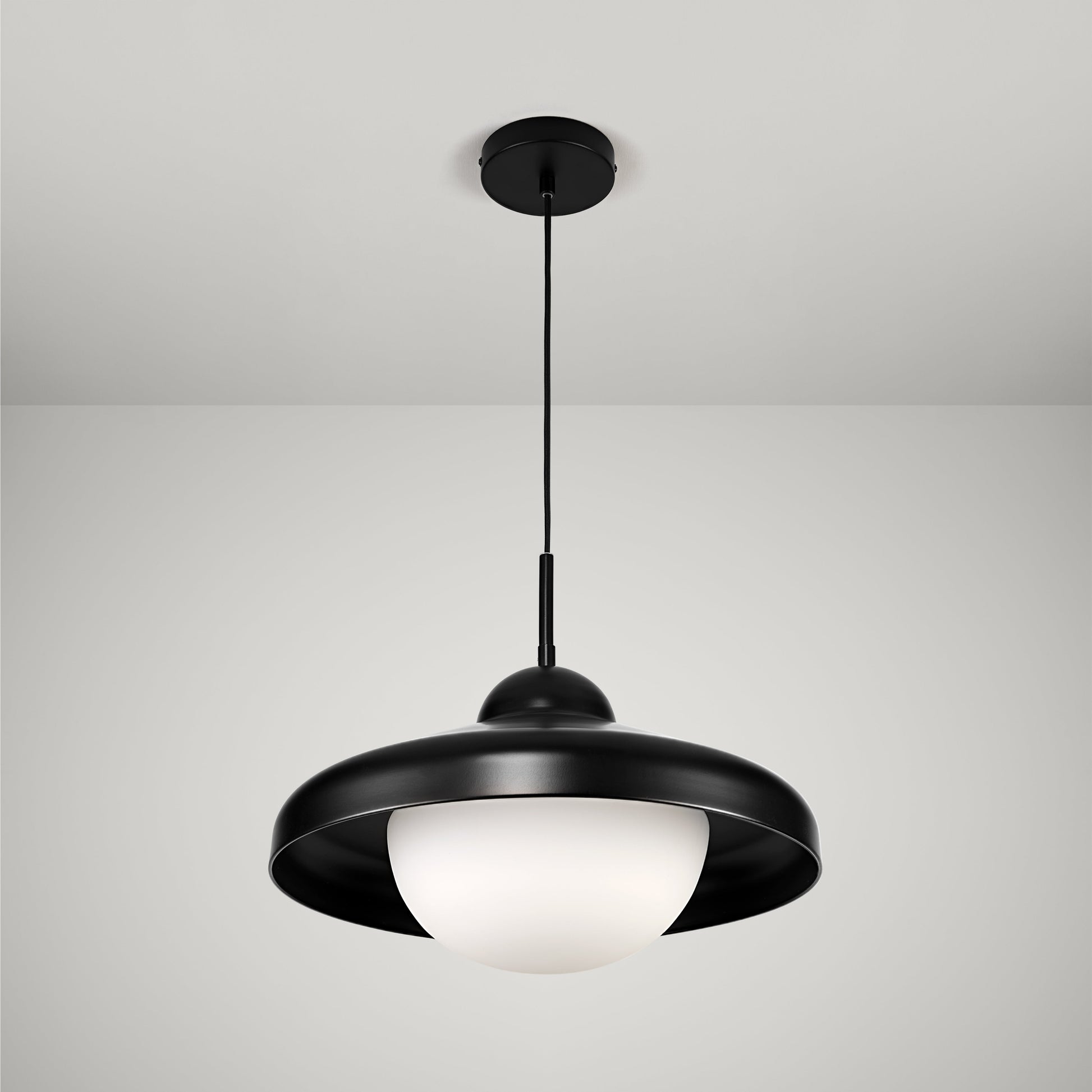 Plank Hardware Lighting FREYA Pendant Ceiling Light - Black
