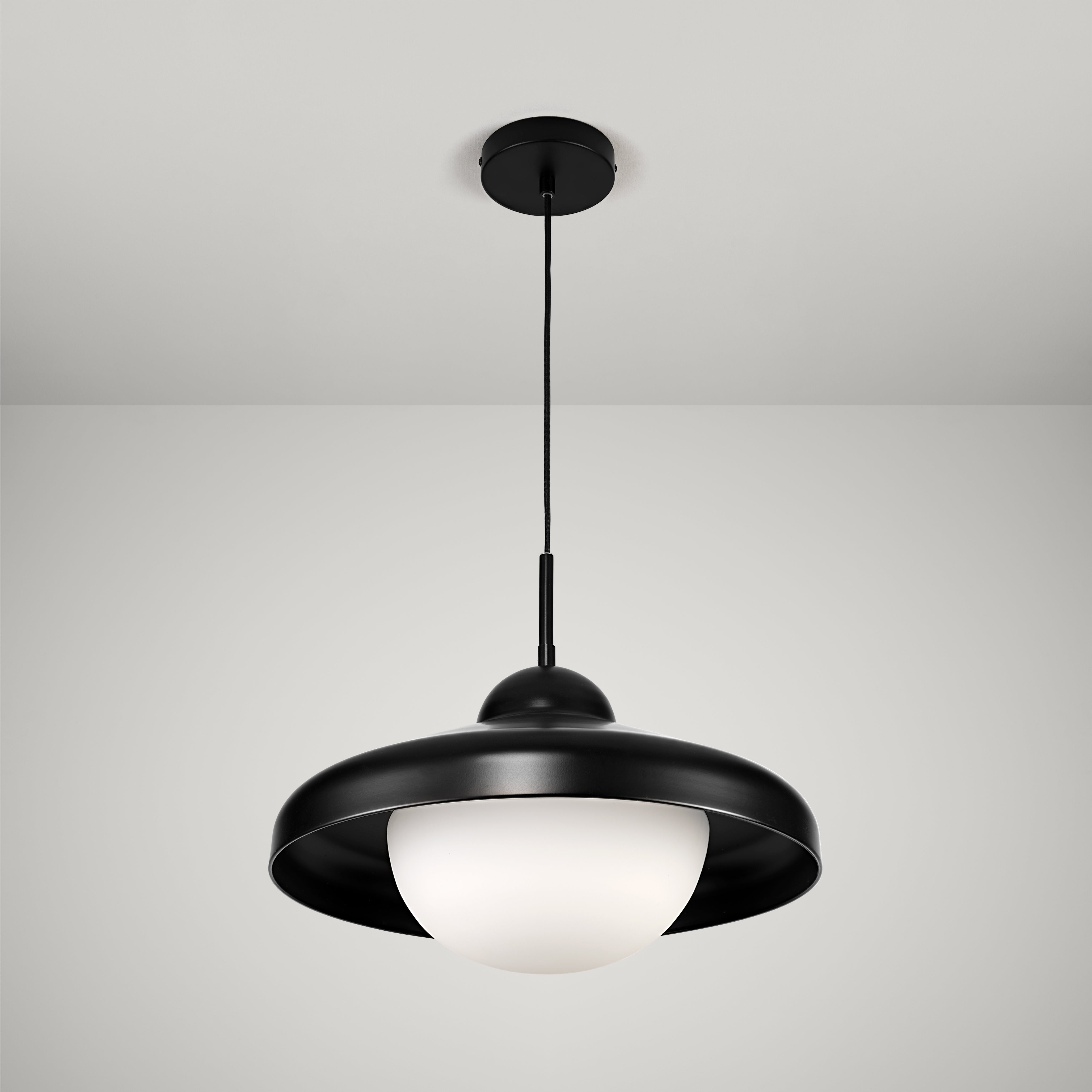 Plank Hardware Lighting FREYA Pendant Ceiling Light - Black