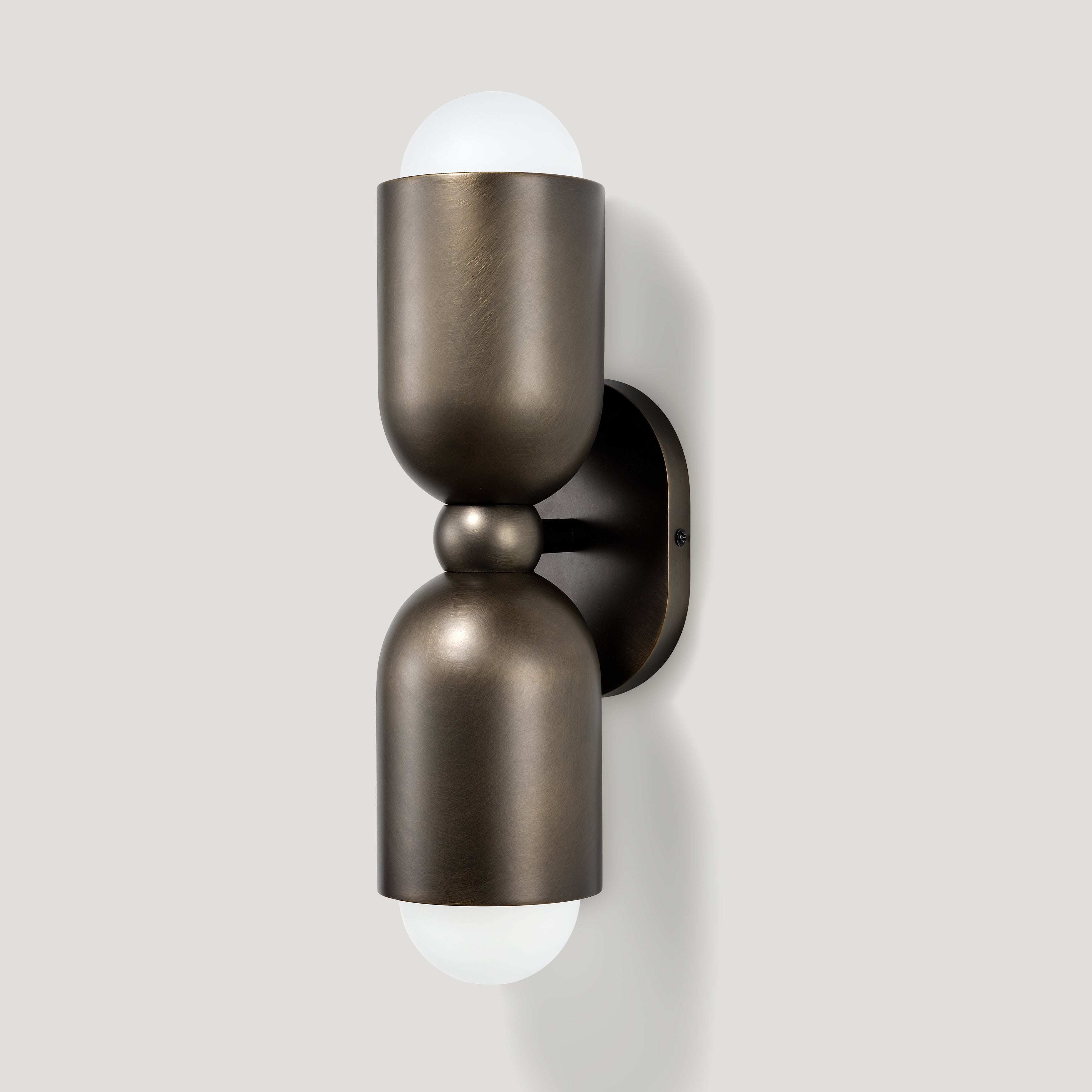 Plank Hardware Lighting JENSEN Double Wall Spotlight - Antique Brass