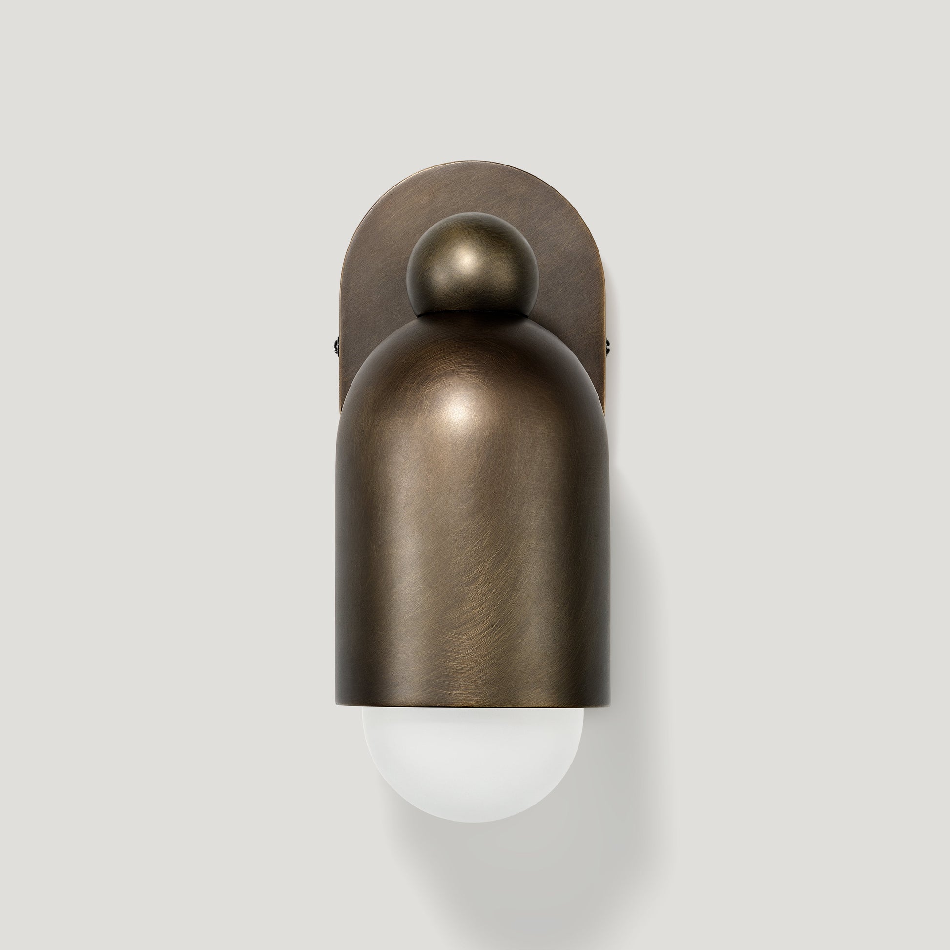 Plank Hardware Lighting JENSEN Singular Wall Spotlight - Antique Brass