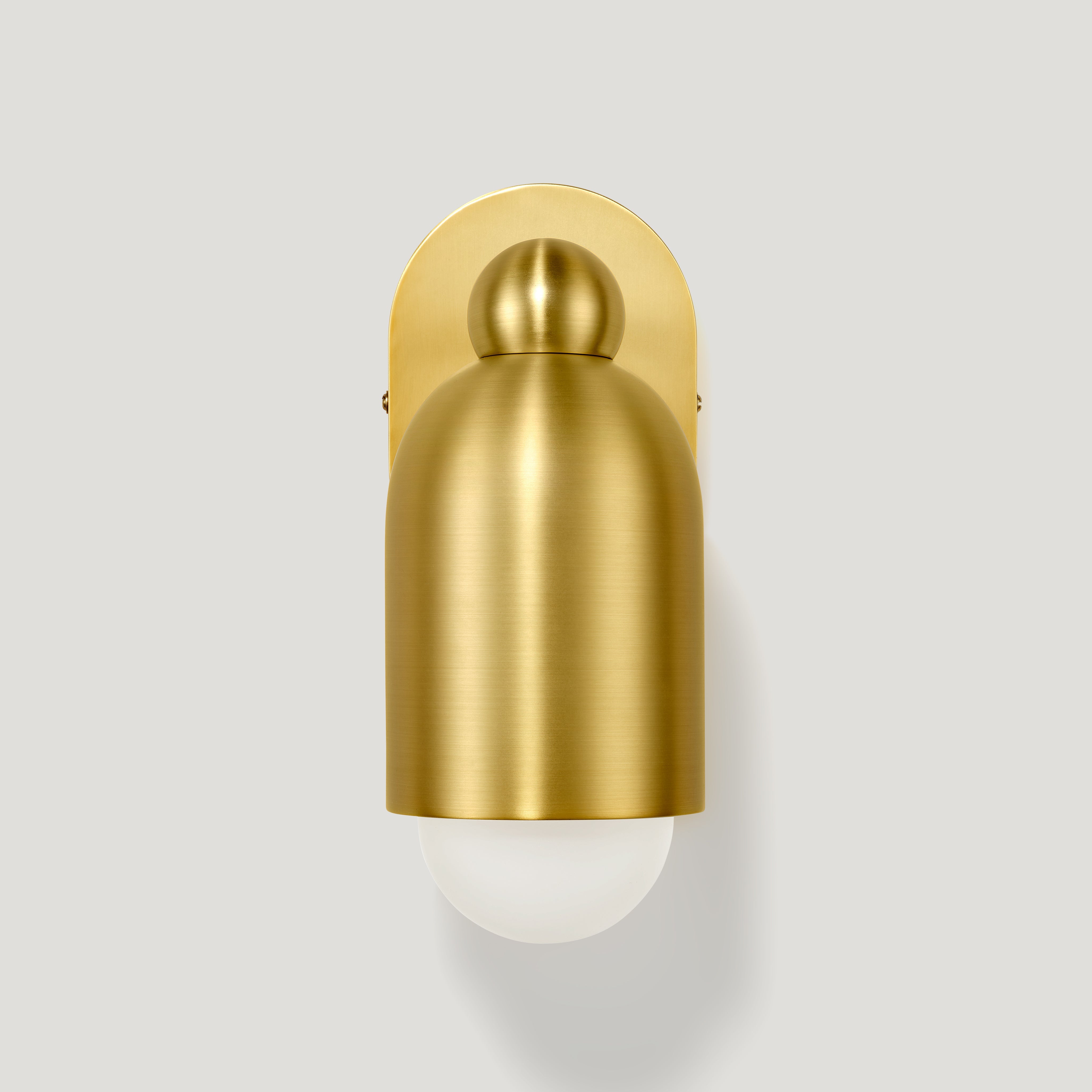 Plank Hardware Lighting JENSEN Singular Wall Spotlight - Brass