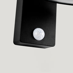 Plank Hardware Lighting JUSTINA Outdoor Solar Wall Light - Black