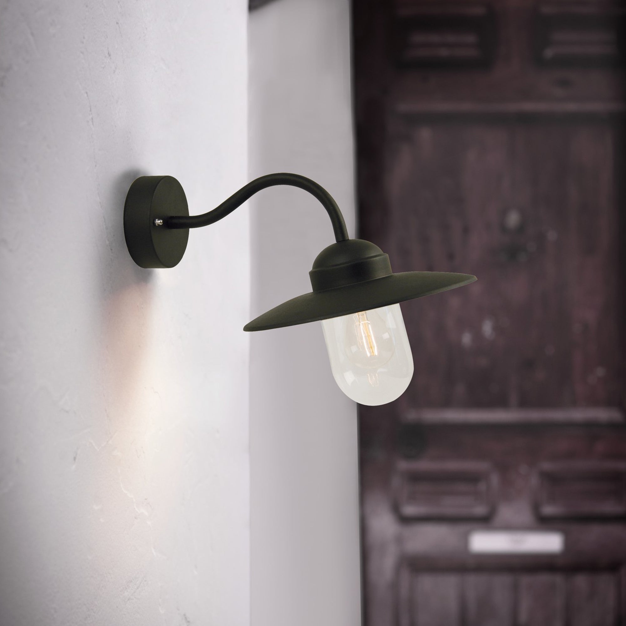 Plank Hardware Lighting LUXEMBOURG Wall Light - Black
