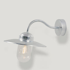 Plank Hardware Lighting LUXEMBOURG Wall Light - Galvanised Steel