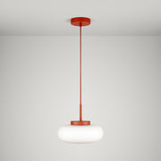 Plank Hardware Lighting MARIN Glass Pendant Light - Rust Red