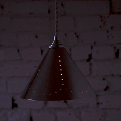 Plank Hardware Lighting VESPER Conical Pendant Light - Polished Chrome