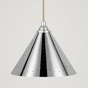 Plank Hardware Lighting VESPER Conical Pendant Light - Polished Chrome