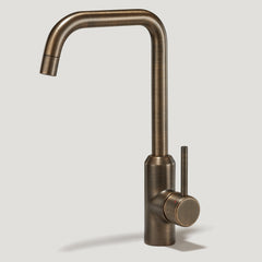 Plank Hardware Taps ARMSTRONG Smooth Kitchen Mixer Tap - Antique Brass