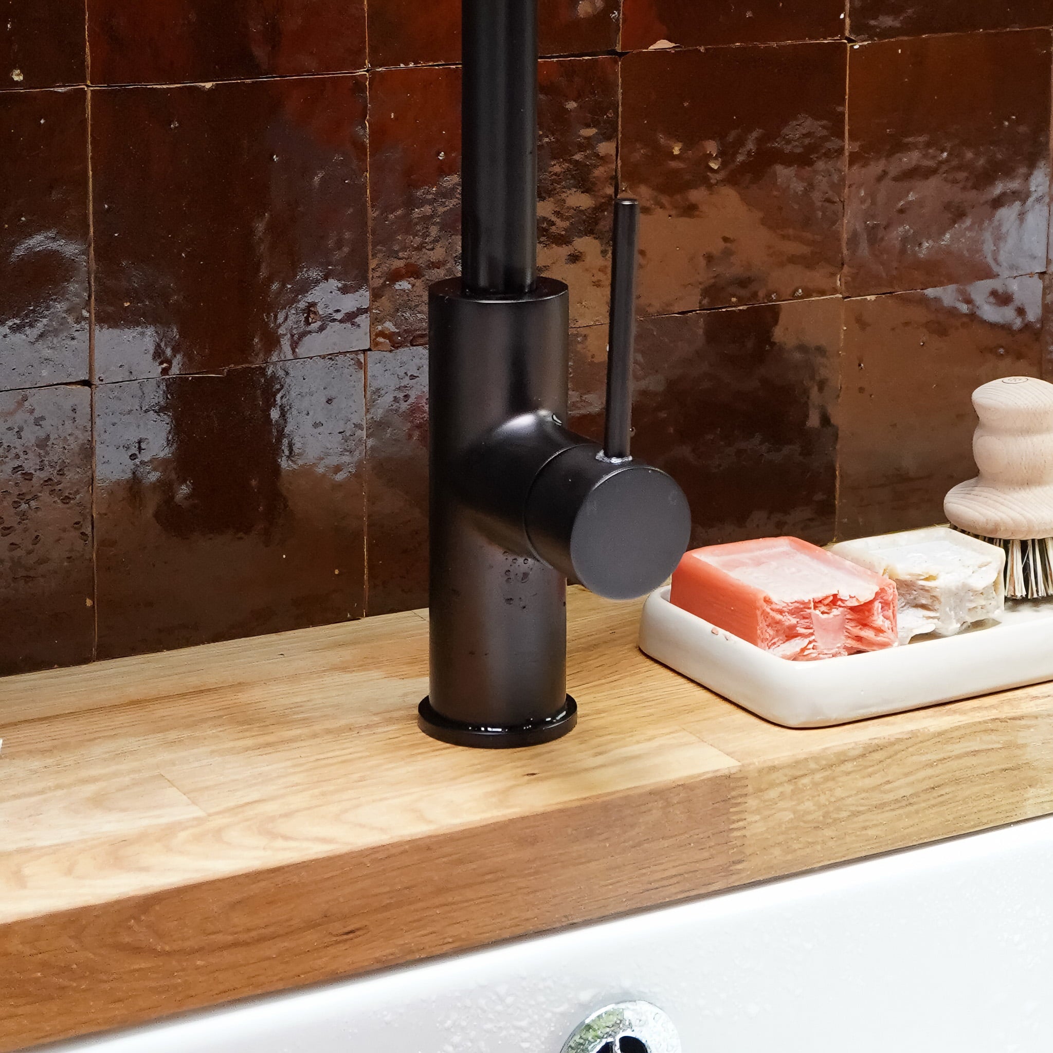 Plank Hardware Taps MORGAN Pull Out Tap - Blackened Bronze