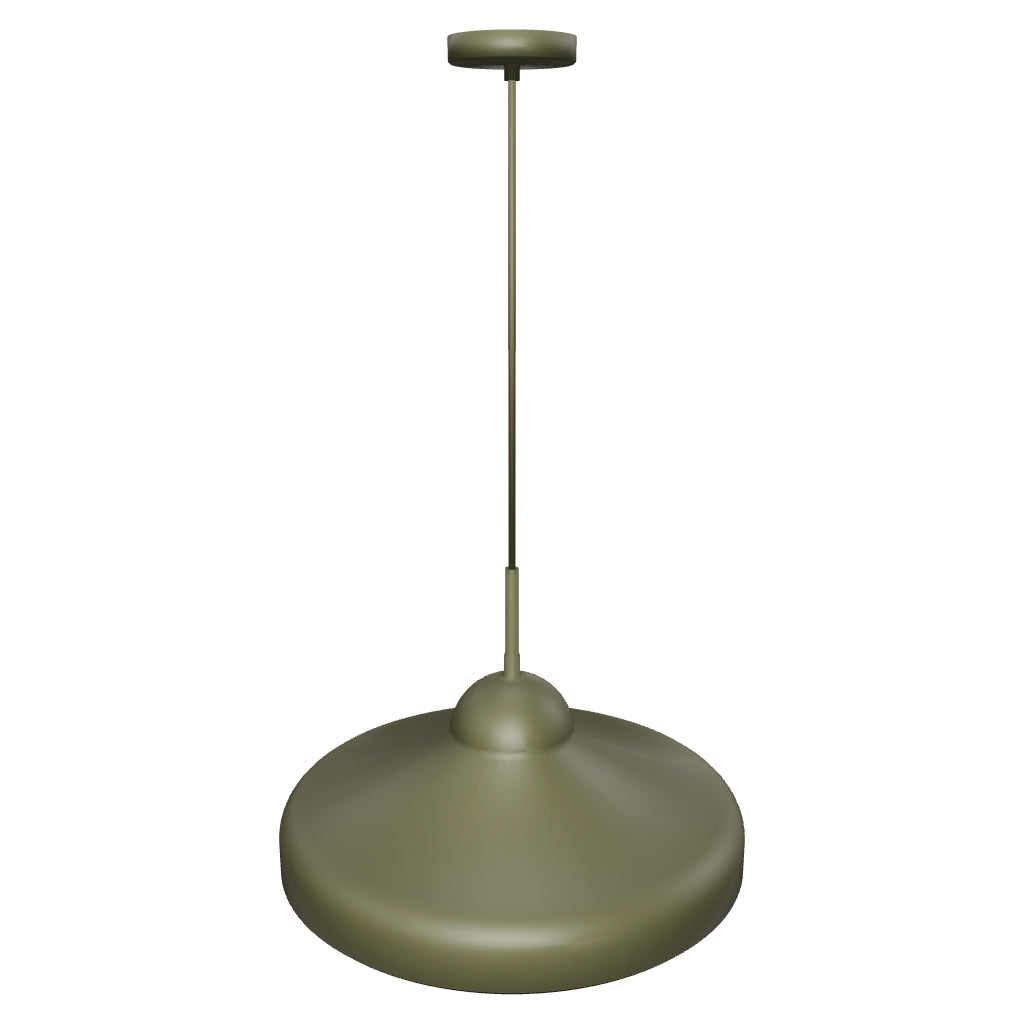 Plank Hardware FREYA Pendant Ceiling Light  Khaki Green.glb