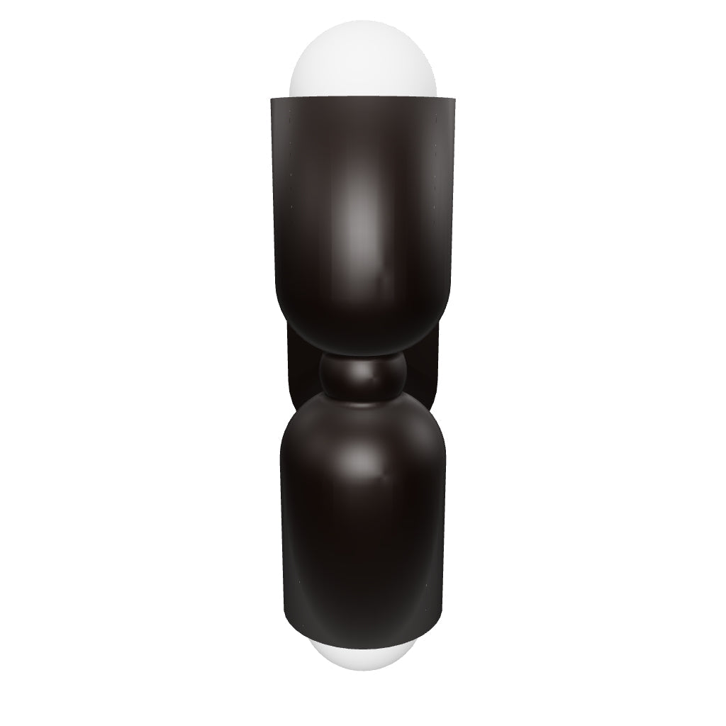 Plank Hardware JENSEN Double Wall Spotlight  Black.glb
