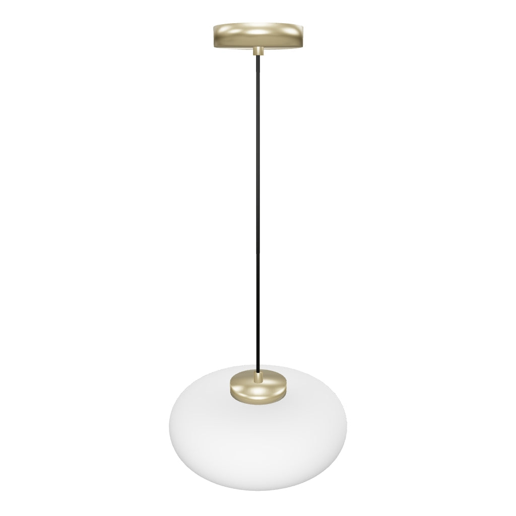 Plank Hardware MARIN Glass Pendant Light  Brass.glb