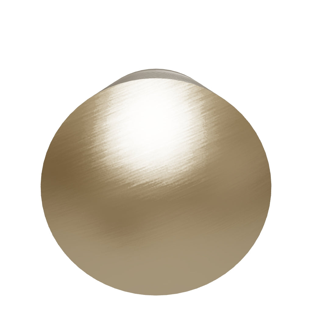 FRANKLIN Knurled Button Knob - Satin Nickel