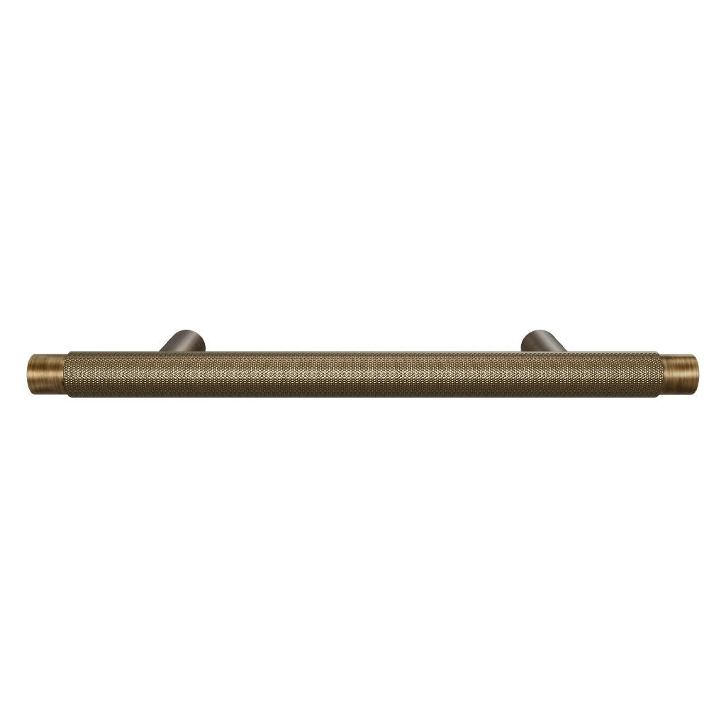 Plank Hardware PlankHardware KeplerKnurledT BarHandle AntiqueBrass.glb