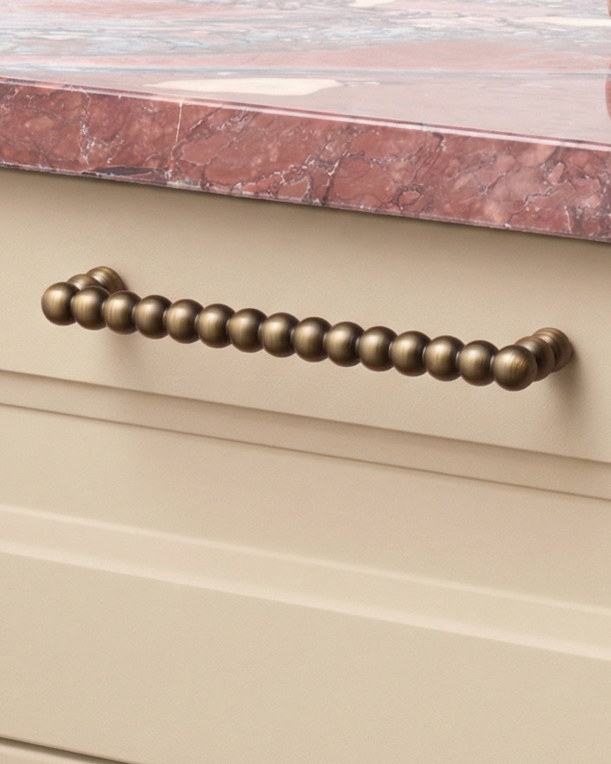 Bobbin D-Bar Handle in Antique Brass – Plank Hardware