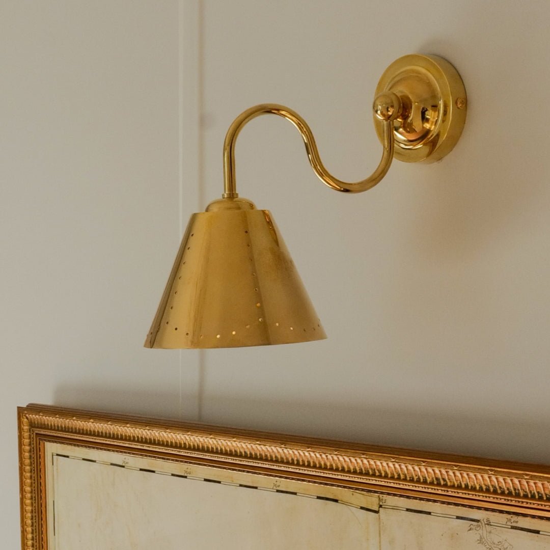 STELLA Swivel Wall Light - Polished Brass - Plank Hardware
