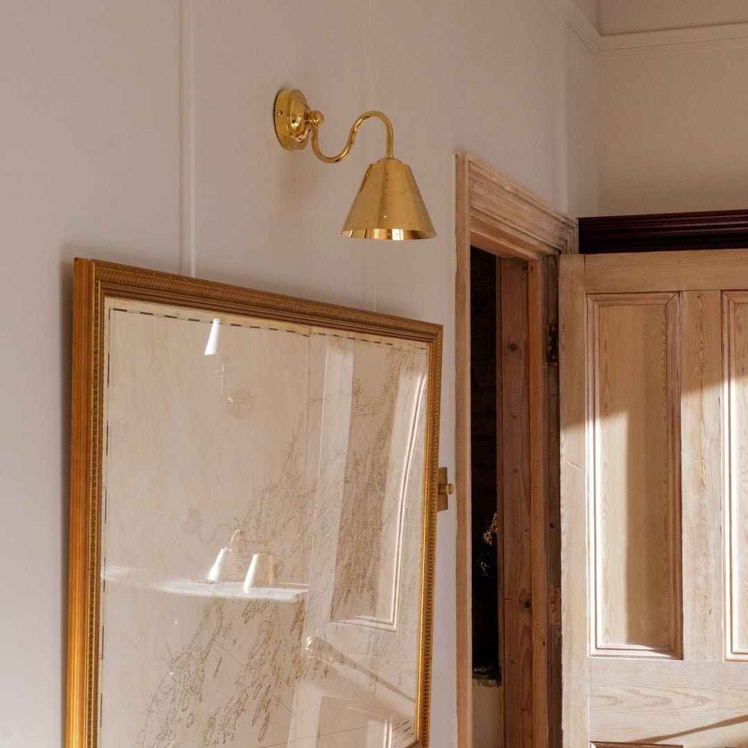 STELLA Swivel Wall Light - Polished Brass - Plank Hardware