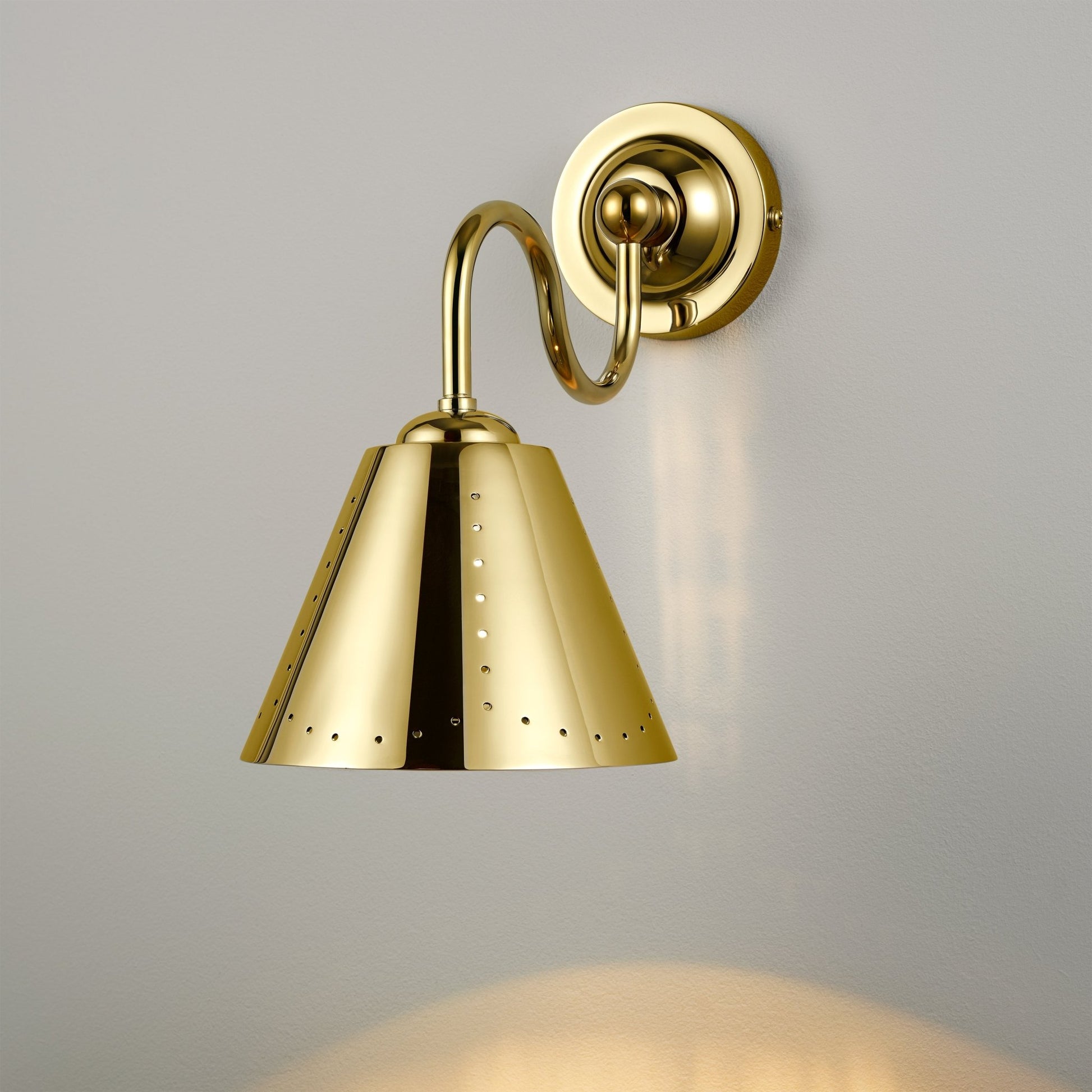STELLA Swivel Wall Light - Polished Brass - Plank Hardware