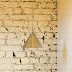 VESPER Conical Pendant Light - Polished Chrome - Plank Hardware