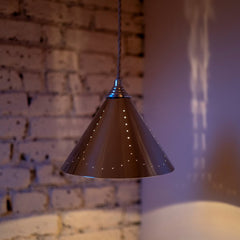VESPER Conical Pendant Light - Polished Chrome - Plank Hardware