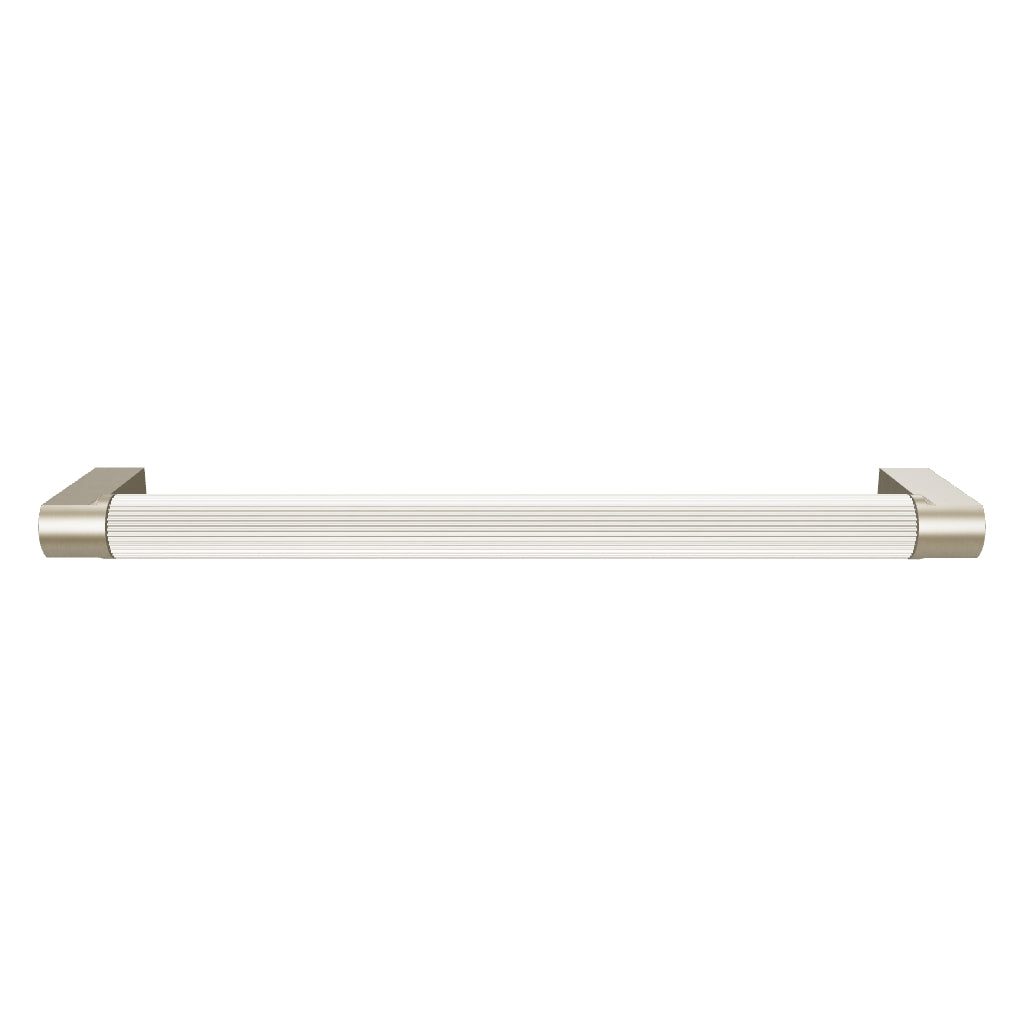 BECKER Grooved D-Bar Handle - Stainless Steel
