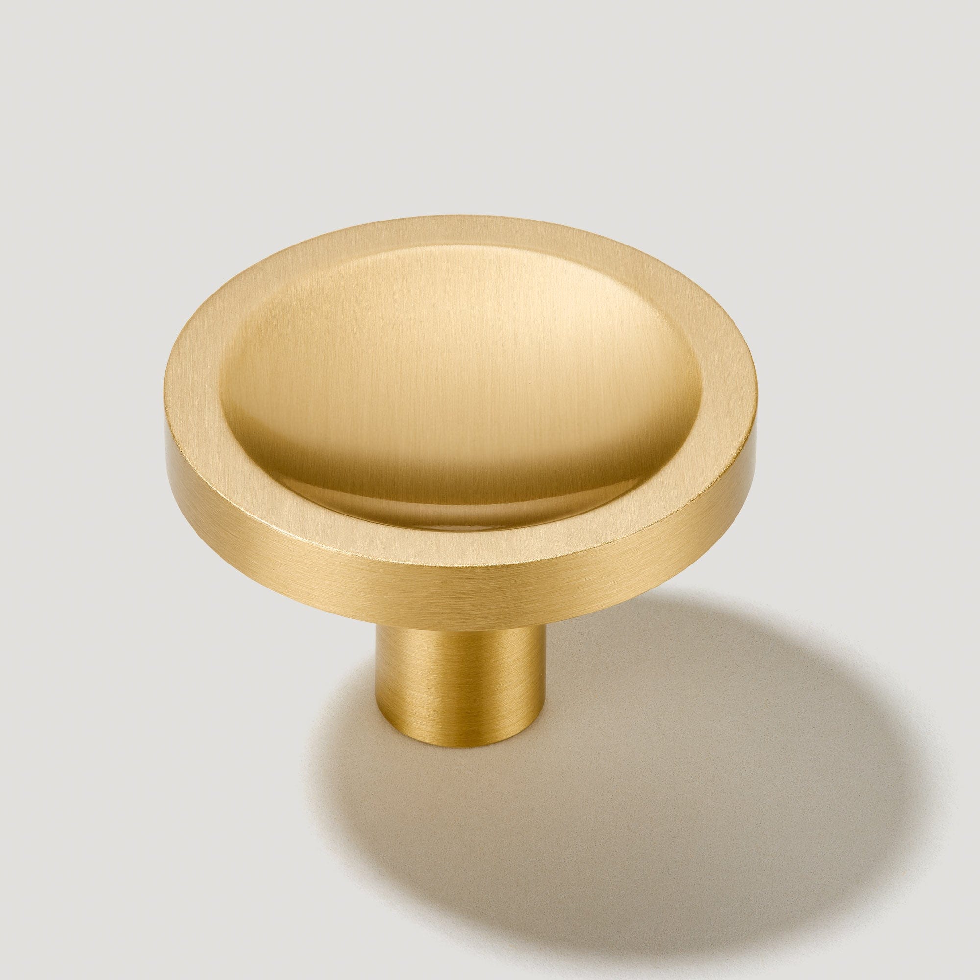 Plank Hardware CAVE Inverted Dome Knob - Brass