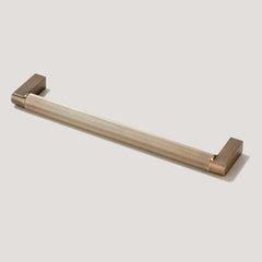BECKER Grooved Handle - Antique Brass