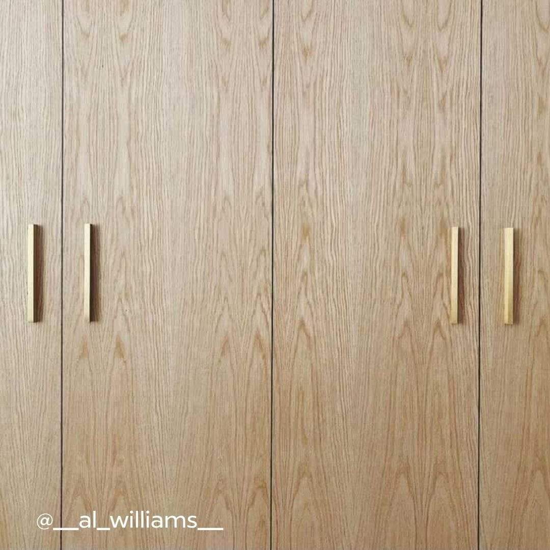Plank Hardware Handles & Knobs BLAKE Minimalist Handle - Solid Brass