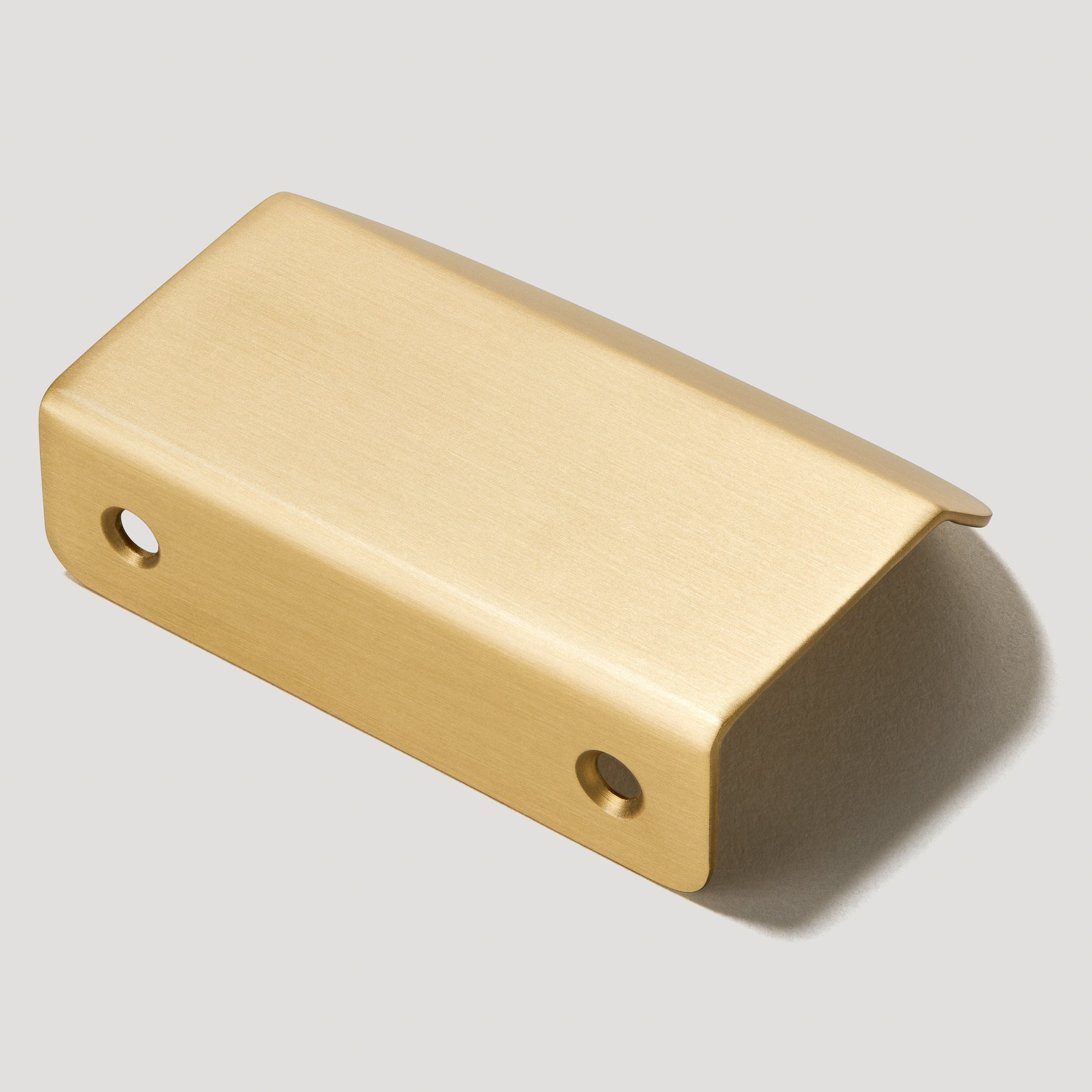 Plank Hardware Handles & Knobs 70mm FOLD Edge Pull Handle 70MM - Brass