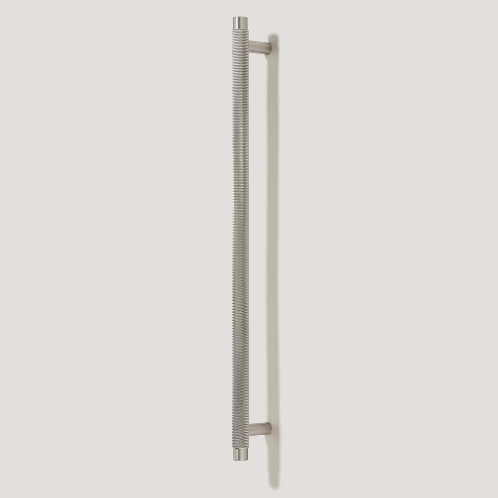 KEPLER Heavyweight Knurled Handle - Satin Nickel
