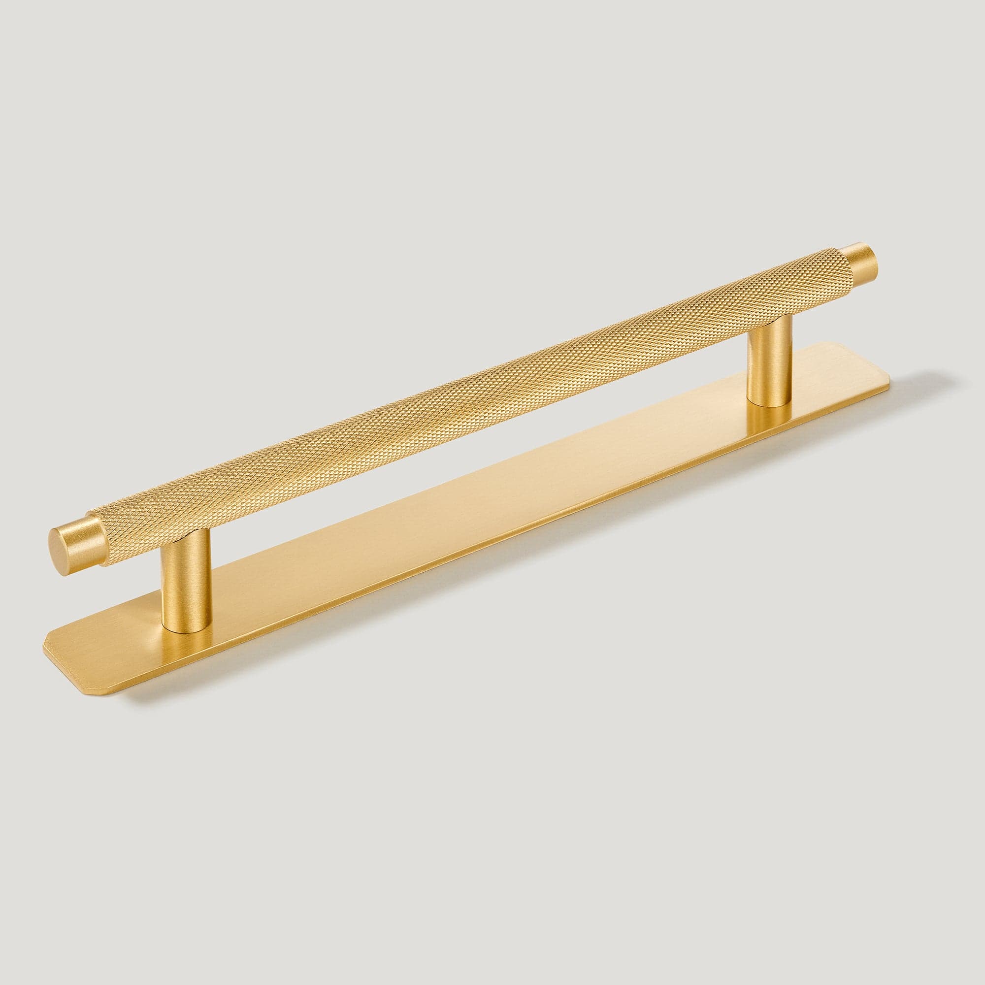 Plank Hardware Handles & Knobs KEPLER Knurled T-Bar Handle - Brass