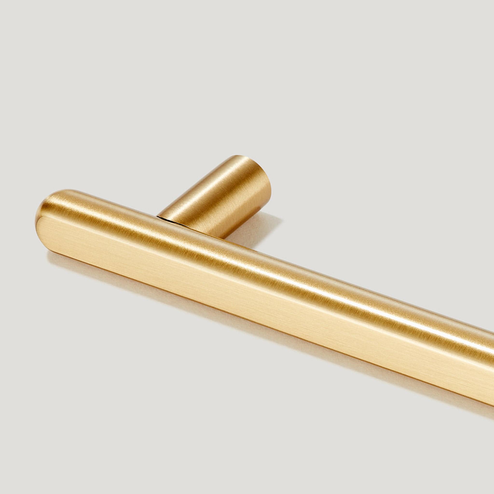 PLANE Minimalist T-Bar Handle  Brass Door Handle – Plank Hardware