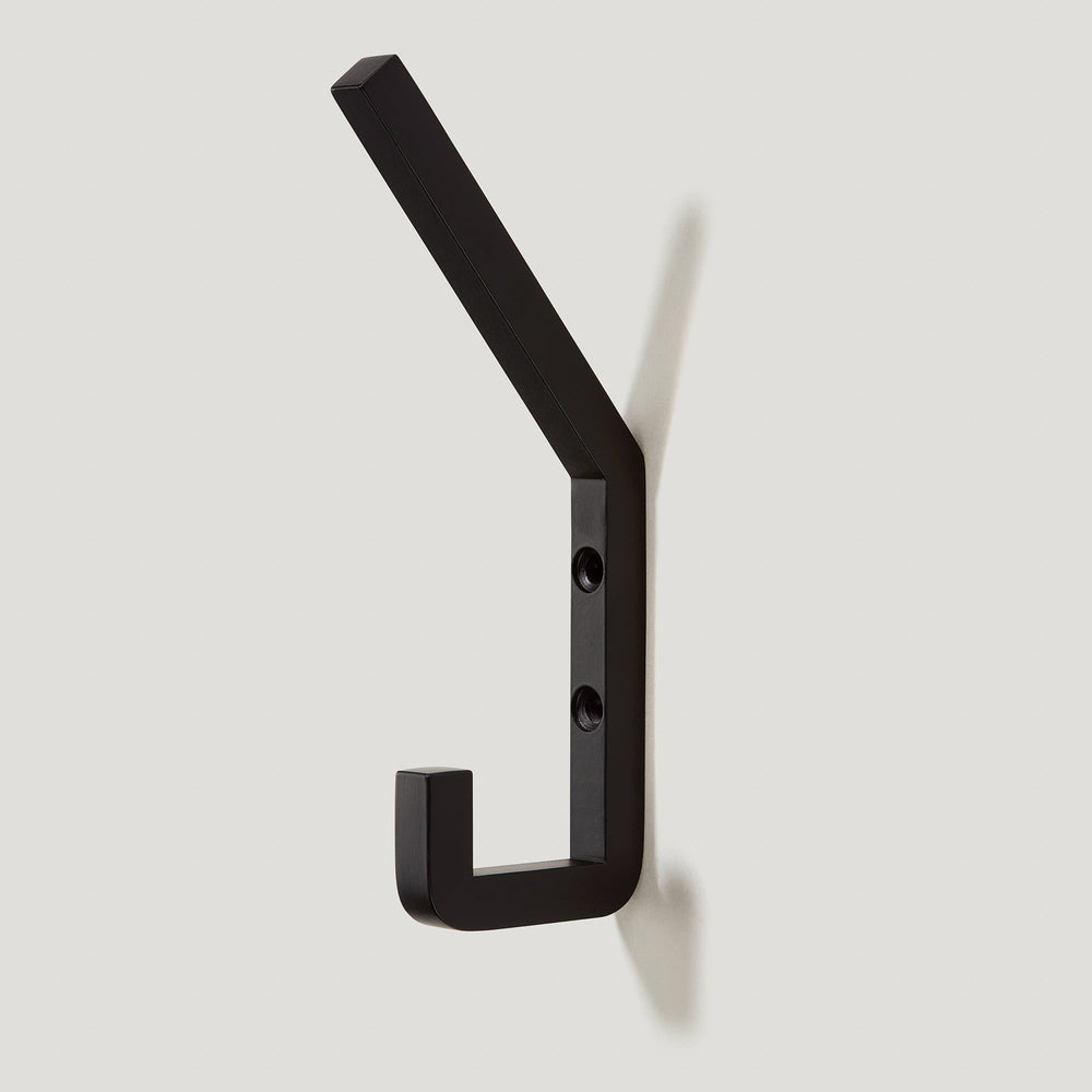 Black Knurled Hook  Knurled Hook – Plank Hardware