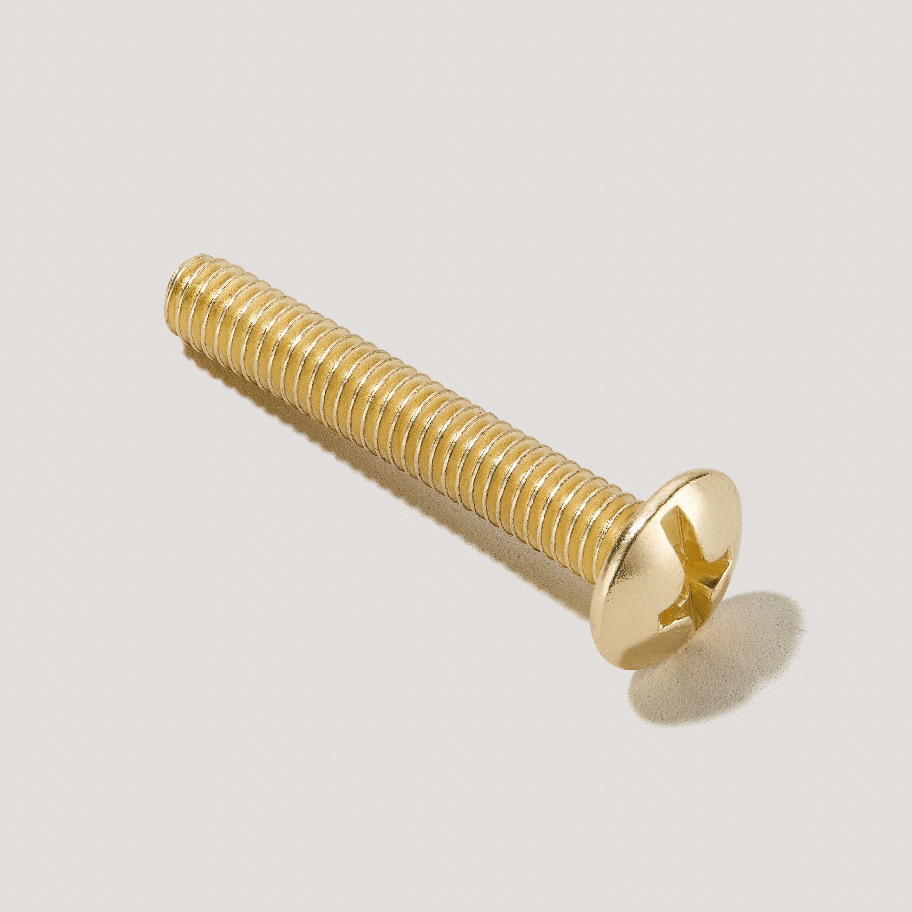 Plank Hardware Screws 25mm Brass M4 Screws - Assorted Lengths Available